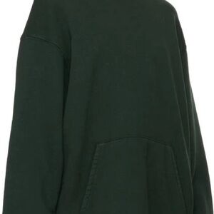 Skims Forest Green Cotton Hoodie